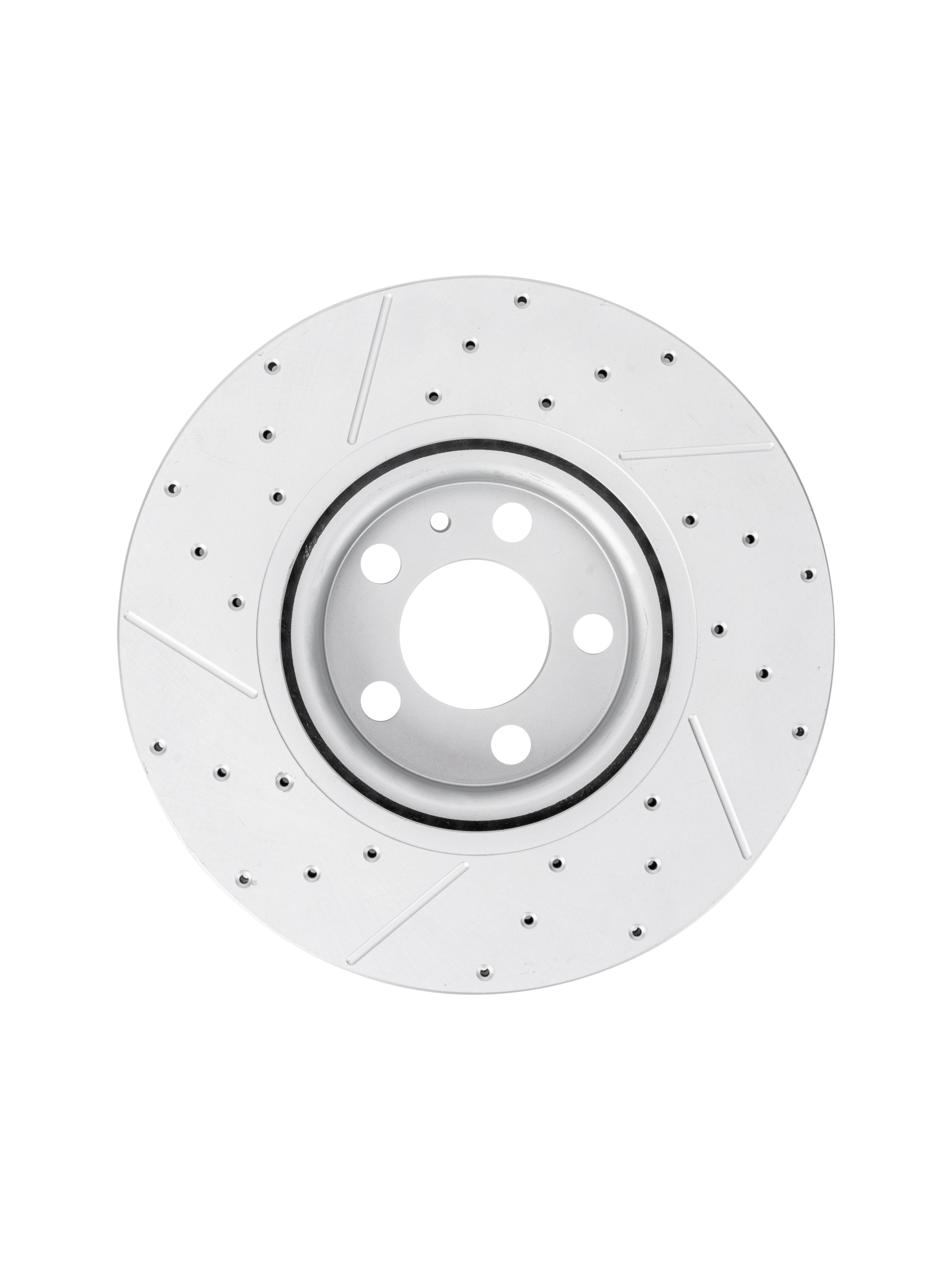 JAECOO J7 2WD 1.6. Передние вентилируемые/слотированные тормозные диски DZK. T15-3501075 - Миниатюра 1